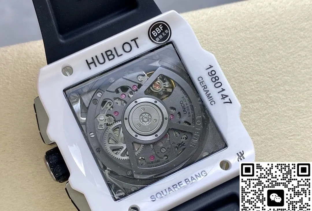 BB Factory Hublot SQUARE BANG UNICO 821.HX.0170.RX 1:1 Best Edition Replica Watch